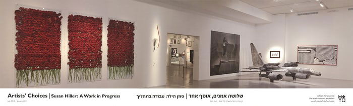 Susan Hiller - A Work in Progress - 2010 Offset Lithograph 11.75" x 39"