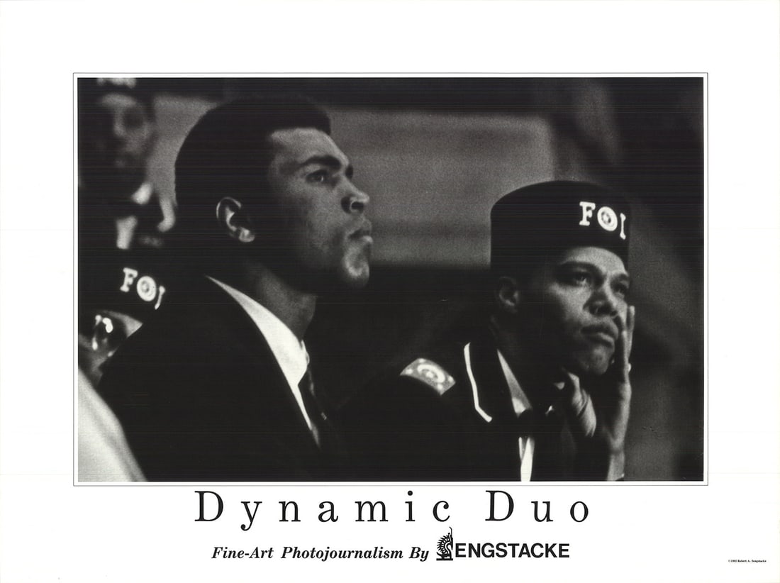 Robert Sengstacke - Ali and Malcolm X - 1992 Offset Lithograph 18" x 24" (1 of 4)