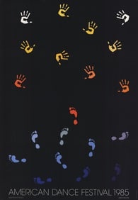 Per Arnoldi - American Dance Festival 1985 - 1985 Offset Lithograph 39.25" x 27.5"