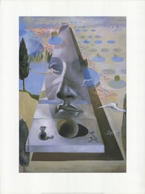 Salvador Dali - Appearance of the Face of Aphrodite of Cnidus in a Landscape - 1998 Offset