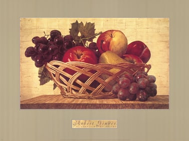 Robert Ginder - Gift Basket II - 1999 Offset Lithograph 18" x 24"