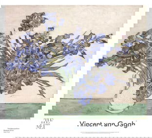 Vincent van Gogh - Irises in a Vase - 2016 Offset Lithograph 27" x 30"
