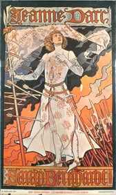 Eugene Grasset - Jeanne Darc - 1970 Offset Lithograph 35" x 21"