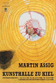 Martin Assig - Kunsthalle Zu Kiel - 1996 Offset Lithograph 33" x 23.5"