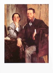 Edgar Degas - M. et Mme Edmondo Morbilli - 1994  6.5" x 4.75"