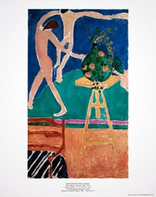 Henri Matisse - Nasturtiums and "Dance" - 1987 Offset Lithograph 14" x 11"