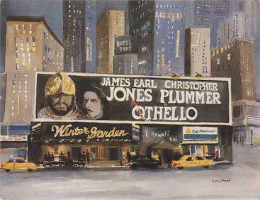 Lucy Taylor - Othello - 1982 Offset Lithograph 5.5" x 7"