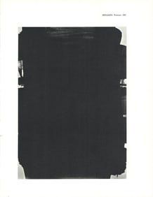 Pierre Soulages - Peinture - 1970 Offset Lithograph 12.25" x 9.5"