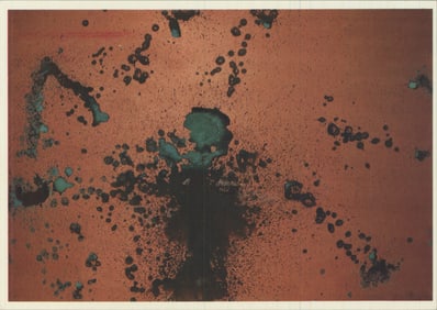 Andy Warhol - Pisspainting - 1988  4.25" x 6"