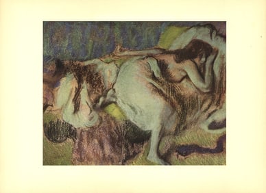 Edgar Degas - Repose - Offset Lithograph 10.5" x 14.5"