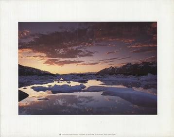 Art Wolfe - St. Elias Mountains - 1996 Offset Lithograph 11" x 14"