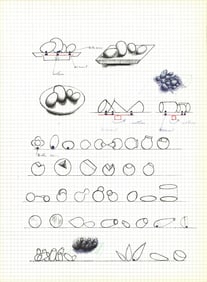 Alain Le Yaouanc - Study III - 1970 Lithograph 15" x 11"