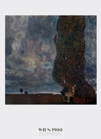 Gustav Klimt - The Approaching Storm (The Large Poplar) - 2010 Offset Lithograph 39.25" x 27.5"