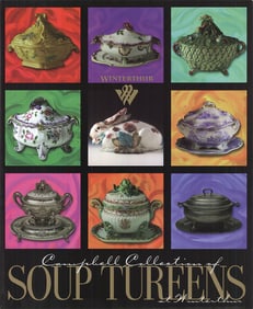 Artist Unknown - The Campbell Collection of Soup Tureens at Winterthur - Offset Lithograph 22" x 18"