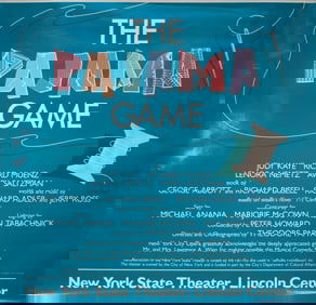 Artist Unknown - The Pajama Game - 1989 Offset Lithograph 41.5" x 42"