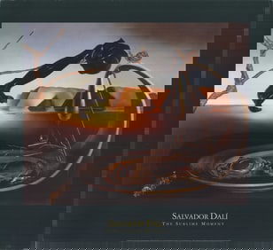 Salvador Dali - The Sublime Moment - 1995 Offset Lithograph 22" x 24"