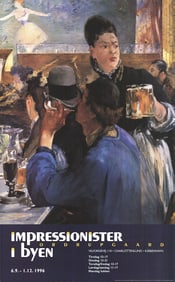 Edouard Manet - The Waitress - 1996 Offset Lithograph 39.5" x 24.5"