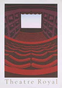 Perry King - Theatre Royal - 1985 Serigraph 35.5" x 25.25"