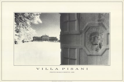 Marco Bertin - Villa Pisani - Offset Lithograph 23" x 34.75"