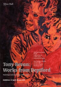Tony Bevan - Works from Deptford - 2003 Offset Lithograph 23" x 16.5"