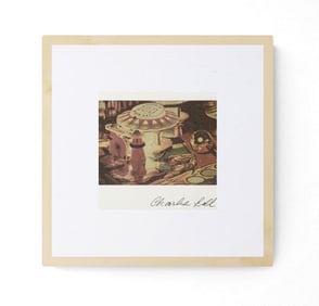 Charles Bell - 100 Points When Lit - 1995 Offset Lithograph 8.75" x 7.25"