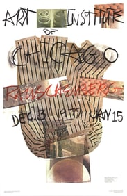 Robert Rauschenberg - Art Institute of Chicago - 1976 Offset Lithograph 45.5" x 29.5"