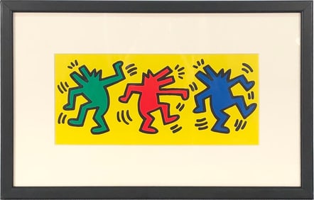 Keith Haring - Dance - 1998 Poster - Pop Art, Vintage