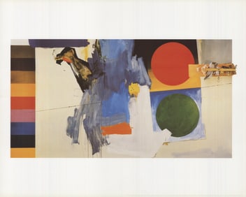 Jasper Johns - Edingsville - 1990 Offset Lithograph 15.75" x 19.75"