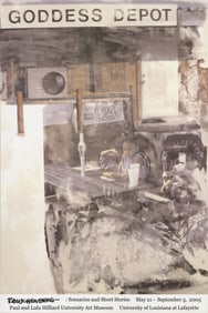 Robert Rauschenberg - Goddess Depot - 2005 Offset Lithograph 36" x 24"