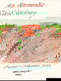 David Hockney - Ma Normandie - 2020 Offset Lithograph 31.5" x 23.5"