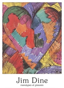 Jim Dine - Monotypes et Gravures - 1984 Offset Lithograph 28.75" x 21"