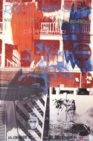 Robert Rauschenberg - Night Shades + Urban Bourbons - 1995 Poster - Pop Art, Vintage