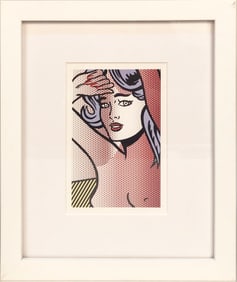 Roy Lichtenstein - Nude with Blue Hair - 1997 Poster - Pop Art, Vintage
