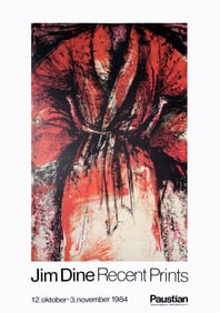 Jim Dine - Recent Prints - 1984 Offset Lithograph 49.5" x 34.75"