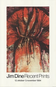 Jim Dine - Robe - 1984 Offset Lithograph 30" x 19.5"