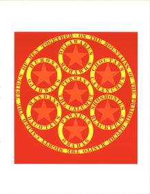 Robert Indiana - The Calumet - 1997 Serigraph 22" x 17"