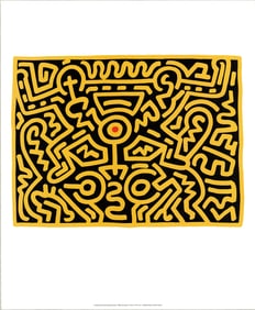 Keith Haring - Untitled (From the Growing Series) - 2008 Offset Lithograph 23" x 19"