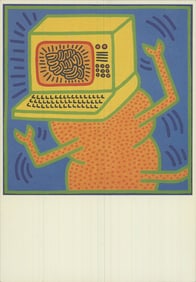 Keith Haring - Untitled 1984 - 1984 6" x 4.25"