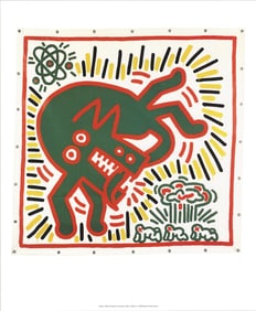 Keith Haring - Untitled, 1983 - 2008 Offset Lithograph 23" x 19"