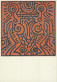 Keith Haring - Untitled, 1984 - 1984 6" x 4.25"