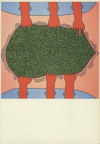 Keith Haring - Untitled, 1985 - 1985 6" x 4.25"