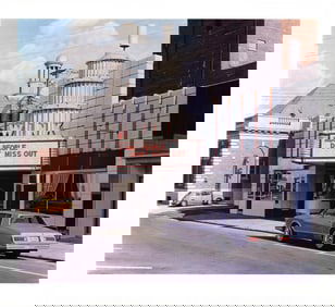 Davis Cone - Wink - 1971 Offset Lithograph 19" x 20.75"