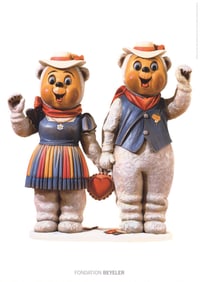 Jeff Koons - Winter Bears - 2011 Offset Lithograph 16.5" x 11.75"