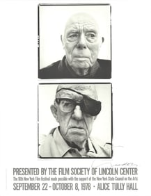 Richard Avedon - 16th New York Film Festival - 1978 Poster, Vintage