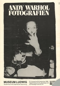 Andy Warhol - Andy Warhol Photographs - 1980 Poster - Pop Art, Vintage