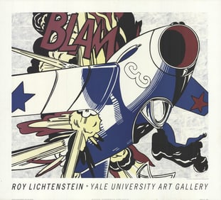 Roy Lichtenstein - Blam - 1991 Poster, Vintage