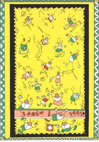 Gerald Poussin - Confederation Helvetique 700th Anniversary - 1991 Print - Contemporary, Vintage