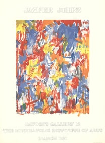 Jasper Johns - Dayton's Gallery 12 - 1971 Poster - Pop Art, Vintage