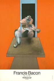 Francis Bacon - Figure in Movement - 1985 Poster - Contemporary, Vintage