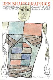 Ben Shahn - Graphics - 1967 Print - Modernism, Vintage